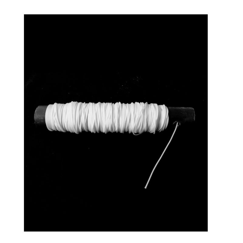 Vyonald Trading Polyester Cord for Roman Blinds Thickness of The Cord 09 mm with Roman Blinds Rings 10 Pices 25 Meters  - Image 1