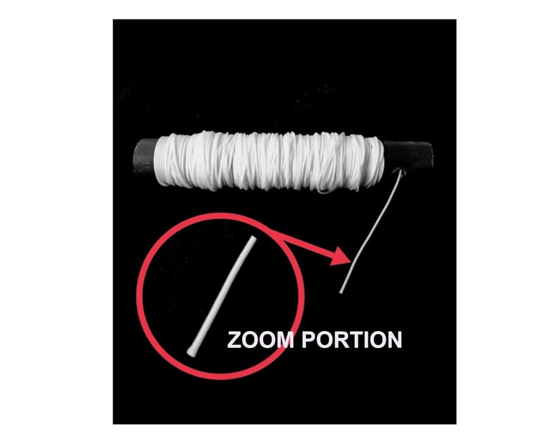 Vyonald Trading Polyester Cord for Roman Blinds Thickness of The Cord 09 mm with Roman Blinds Rings 10 Pices 25 Meters  - Image 3