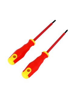 LAWAZIM Screwdriver Set -2 Piece- Ergonomic Flathead & Phillips Screwdrivers with Non-Slip Grip - Durable Heavy-Duty Handheld Tools for Home Repairs, DIY Projects, and Automotive Use  - Image 3