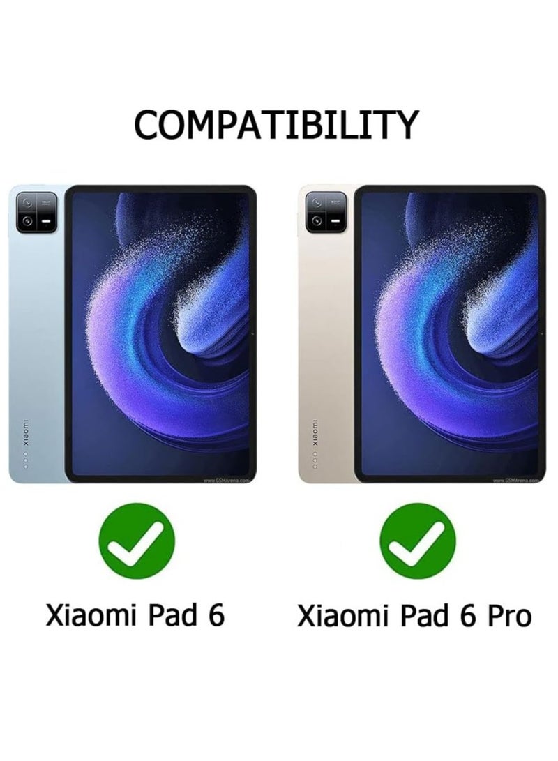 Case for Xiaomi Pad 6/6 Pro 11 inch Released 2023, Tri fold Slim Lightweight Hard Shell Smart Protective Cover with Multi-Angle Stand for Xiaomi Pad 6/6 Pro 11 inch - Image 3