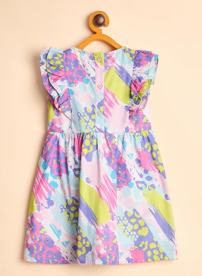 ستايلو بج فستان ستايلو بيج بطبعات شاملة وجيب رقعة - Image 3