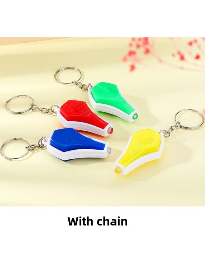 Beauenty Direct Supply Led Portable Mini Vase Lamp Purple Light Money Detector Fluorescent Agent Blue Light Miniature Money Detector Pen-Color:Chain Vase  - Image 1