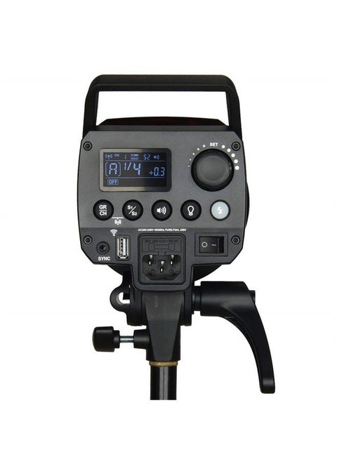 Godox MS300 Compact Studio Flash 300W 2.4G Wireless Monolight with 150W Modeling Lamp,Outstanding Power Output Stability,Anti-Preflash,Bowens Mount,5600±200K CCT,0.1～1.8S Recycle Time