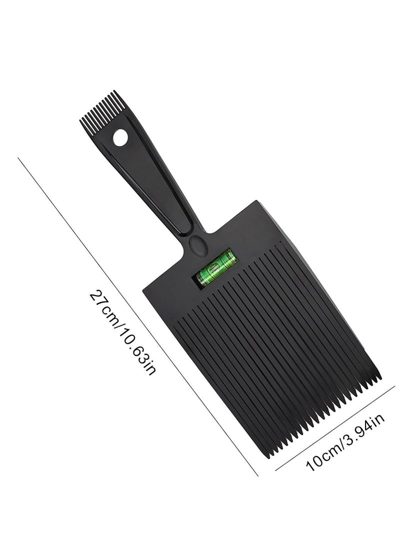 CMGTYYD 2 pieces Hair Comb with Level - Retro-Style Comb, with Water Leveling for Barber Haircut & Styling，Flat Top Guide Comb for Men, Haircut Level Comb, Dual-Ended Flat Top Comb Hair Combs, Barber Hair Comb with Accurate Water Levelling System - Image 5