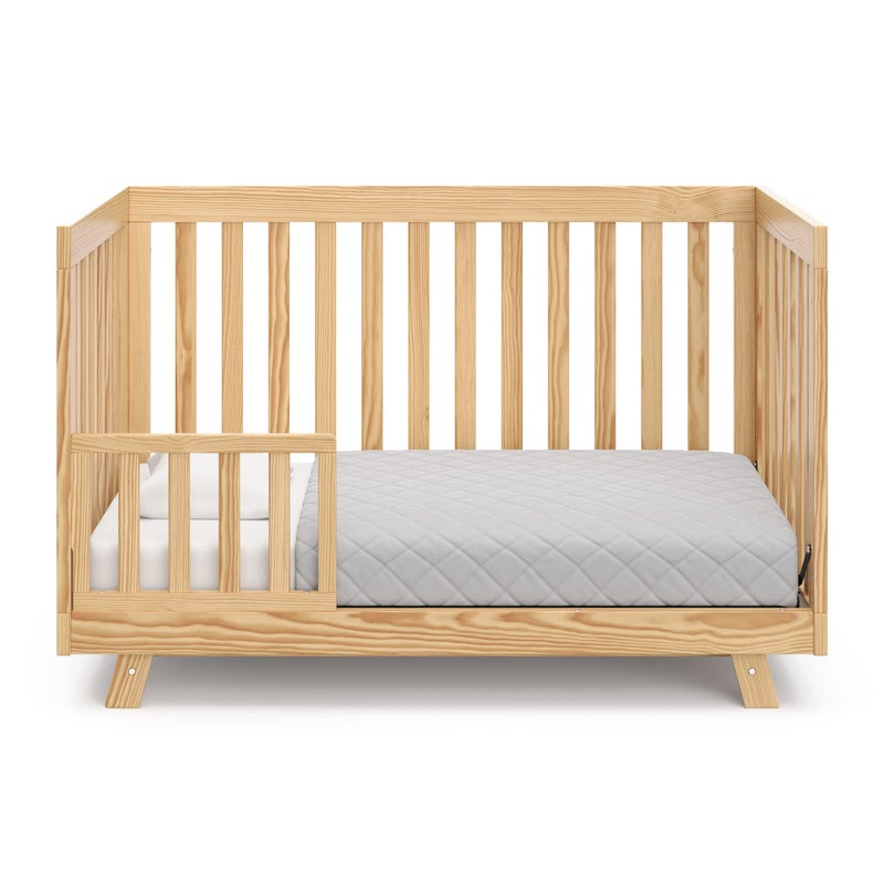 GRACO Storkcraft & Graco Toddler Safety Guardrail with Slats (Natural) â€“ GREENGUARD Gold Certified, Converts Compatible Storkcraft & Graco Crib to Toddler Bed, Each Guardrail Sold Individually - Image 4