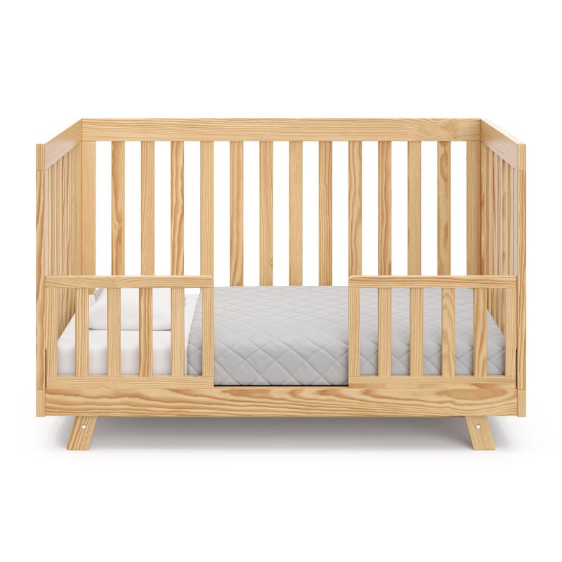 GRACO Storkcraft & Graco Toddler Safety Guardrail with Slats (Natural) â€“ GREENGUARD Gold Certified, Converts Compatible Storkcraft & Graco Crib to Toddler Bed, Each Guardrail Sold Individually - Image 5