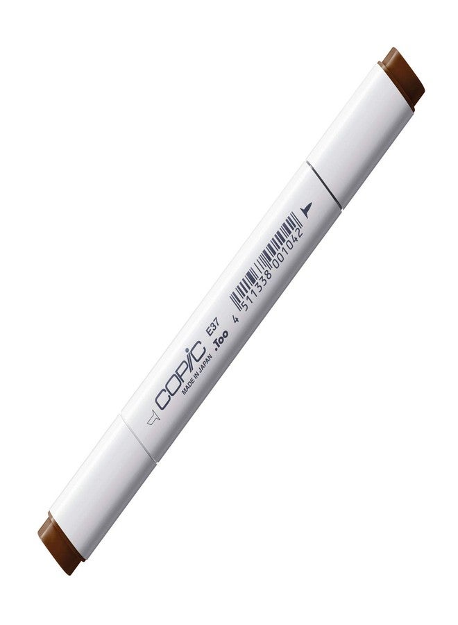 Copic Marker with Replaceable Nib, E37-Copic, Sepia - Image 1