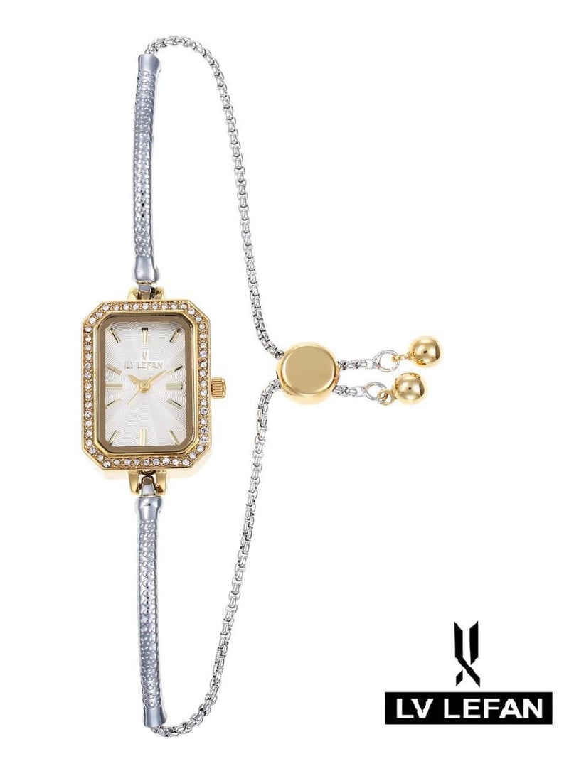 ساعه نسائيه من لف ليفان جديده وجذابه