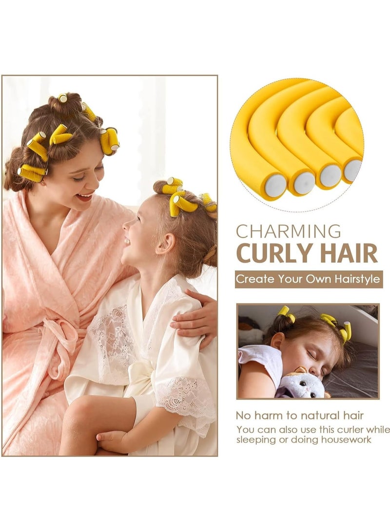 Flexible Foam Hair Rollers with a Diameter of 1.0 cm (10 pieces) Multi Colors - Image 5