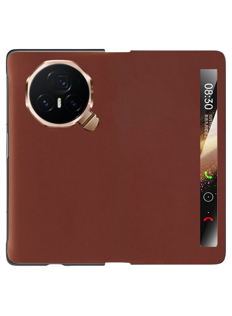 متوافق مع حافظة هونور ماجيك في 3 ، حافظة هاتف جلدية فائقة النحافة مع حامل عمودي لهاتف ماجيك في 3