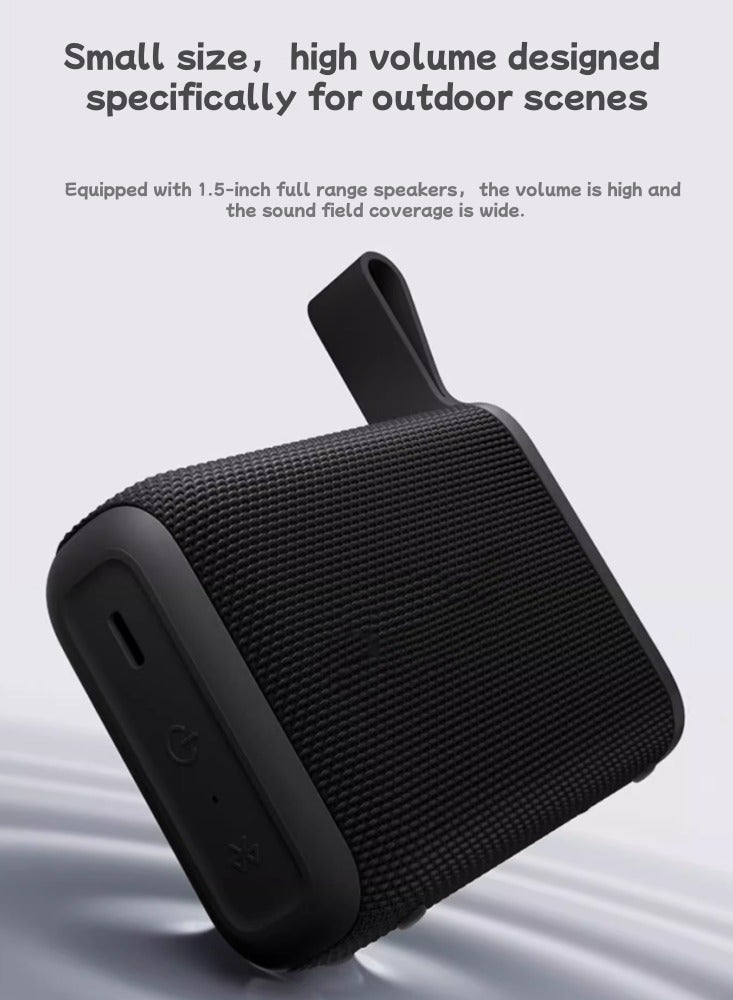Arabest Small Portable Black Outdoor Waterproof Wireless Bluetooth Speaker. - Image 4
