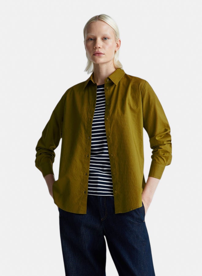 Benetton Women Regular fit shirt in lightweight cotton - Image 1