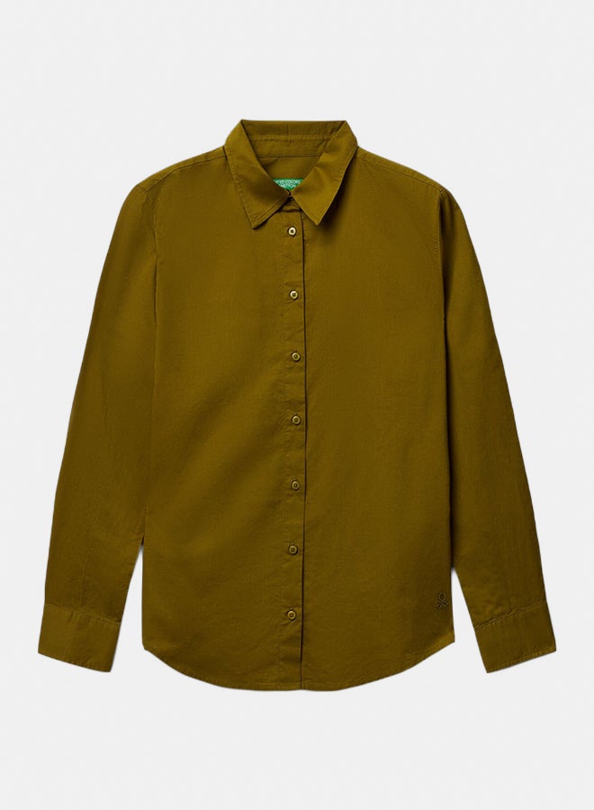 Benetton Women Regular fit shirt in lightweight cotton - Image 3