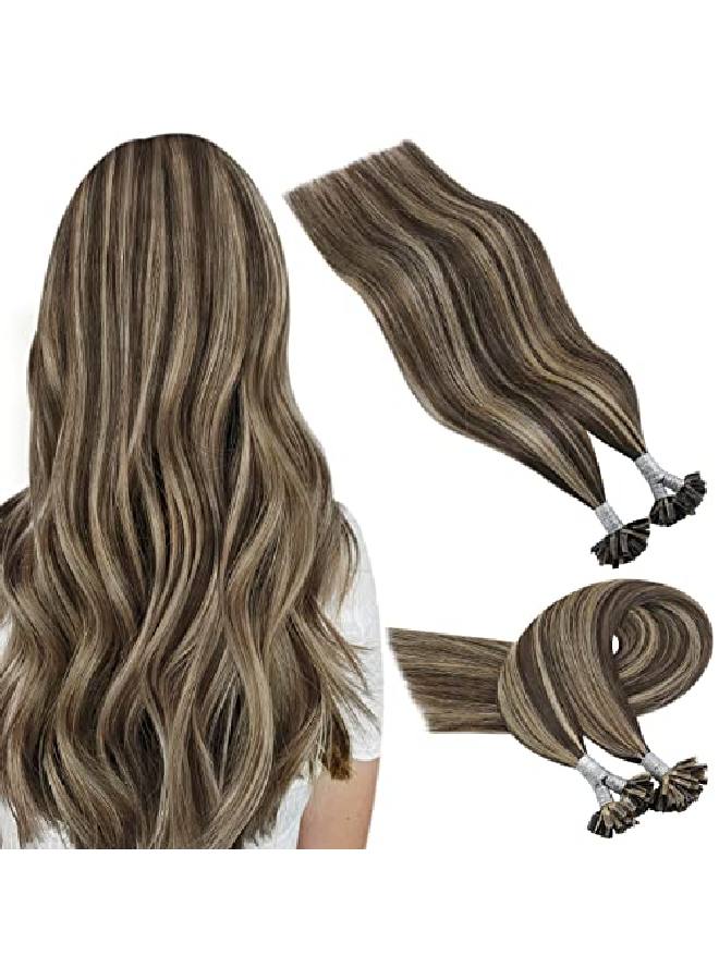 22 inch SEGO Pre Bonded Hair Extensions Real Human Hair [1g*100 Strands]  #613 Bleach Blonde Keratin U Tip Nail Tip Remy Hair Straight (100g) :  Amazon.co.uk: Beauty