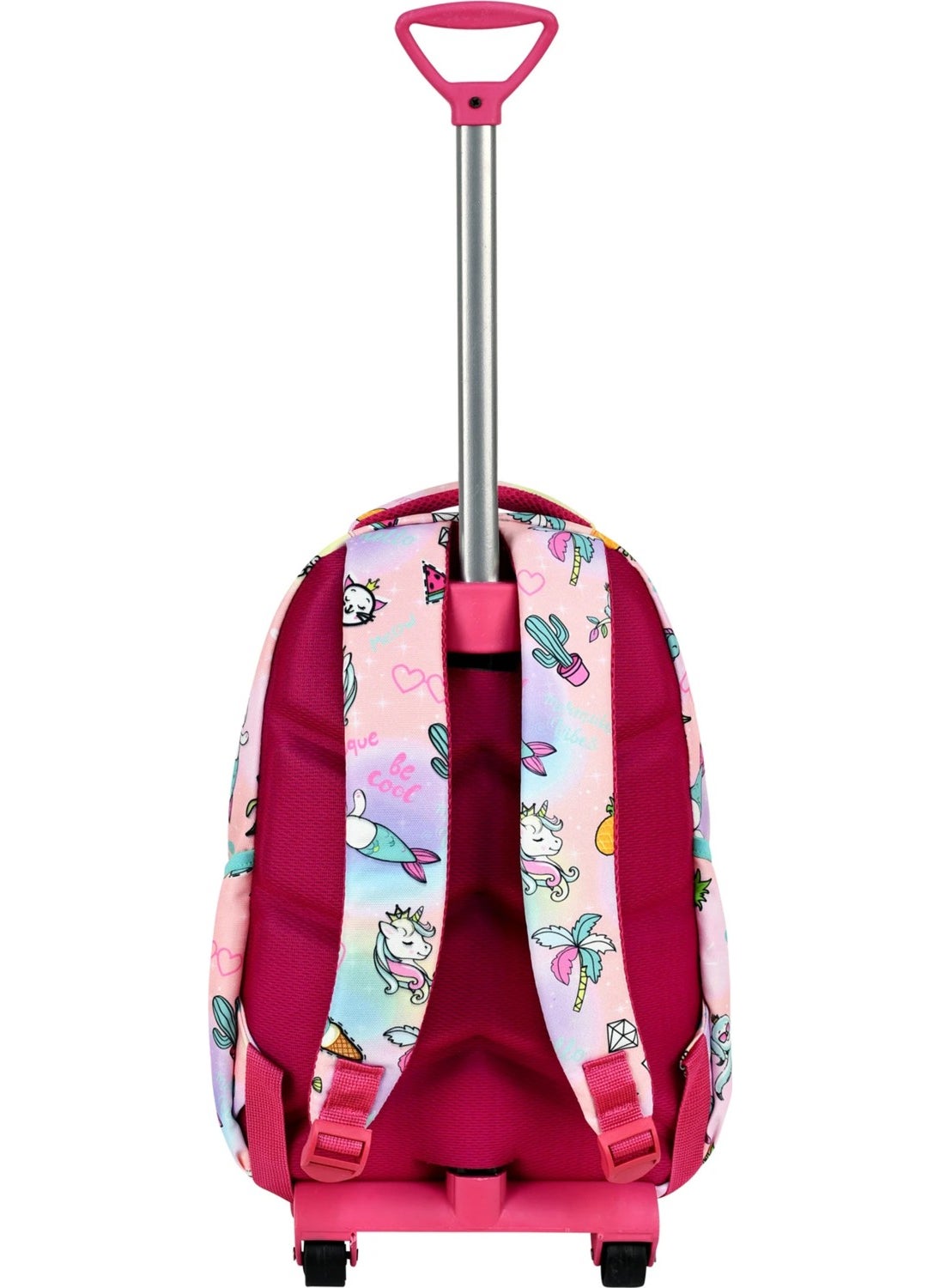 Çantaland Primary School Bag with Wheeled Unicorn Pattern + Lunch Box  - Image 2