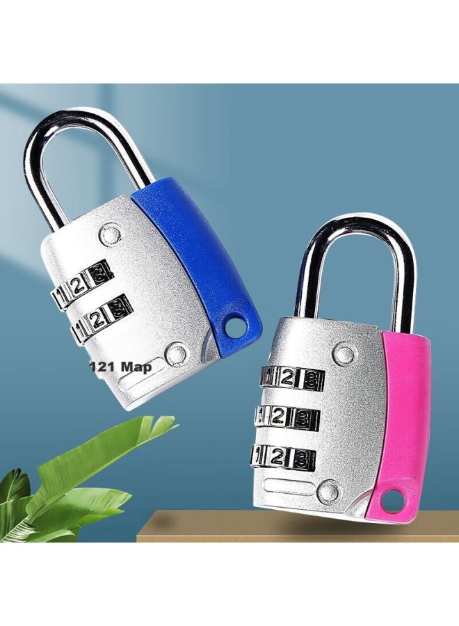 JAJALIN Jajalin Combination Lock Gym Locker Changing Room Student Dormitory Anti-theft Padlock Backpack Lock Security Window Lock Tool Lock  - Image 5
