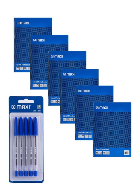 11-Piece Notebook and Ballpen Set