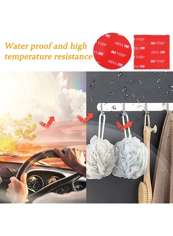 erorex 12 Pcs 3M Double Sided Foam Adhesive Tape Pads Round And Square Vhb Sticky Pads Replacement Mounting Tape - Image 4