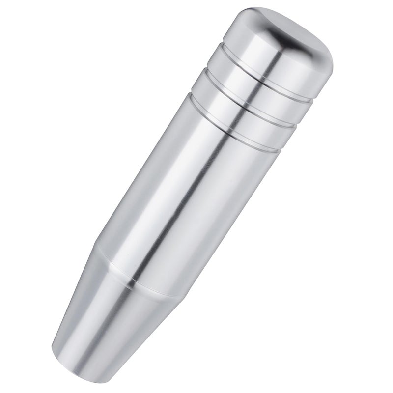 Abfer 5 Heavy Weighted Shifter Knob Aluminum Alloy Car Gear Lever Stick Shift Handle Fit Most Automatic Manual Vehicle Silver - Image 3