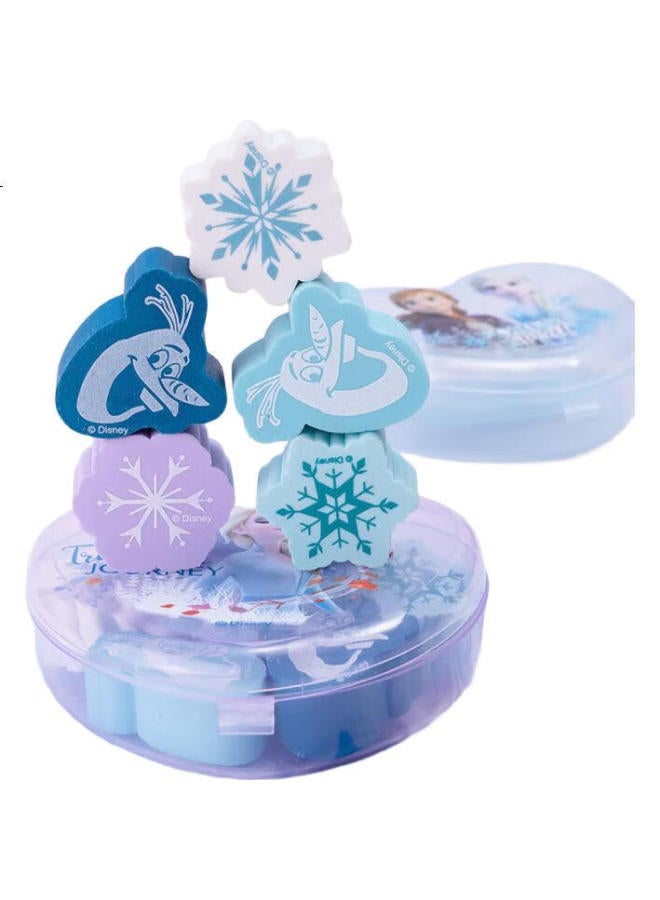 Disney Stationery Eraser, Student Clean Exam Eraser, Creative Cute Cartoon Eraser, Portable Boxed Storage Convenient, Frozen P5260F - Image 1