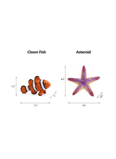 KASTWAVE Animal Figures, Realistic Ocean Toy Playset for Kids Cake Toppers Decoration Realistic Plastic Zoo Play Set Small Toys opper Party Favors (8pcs)  - Image 3