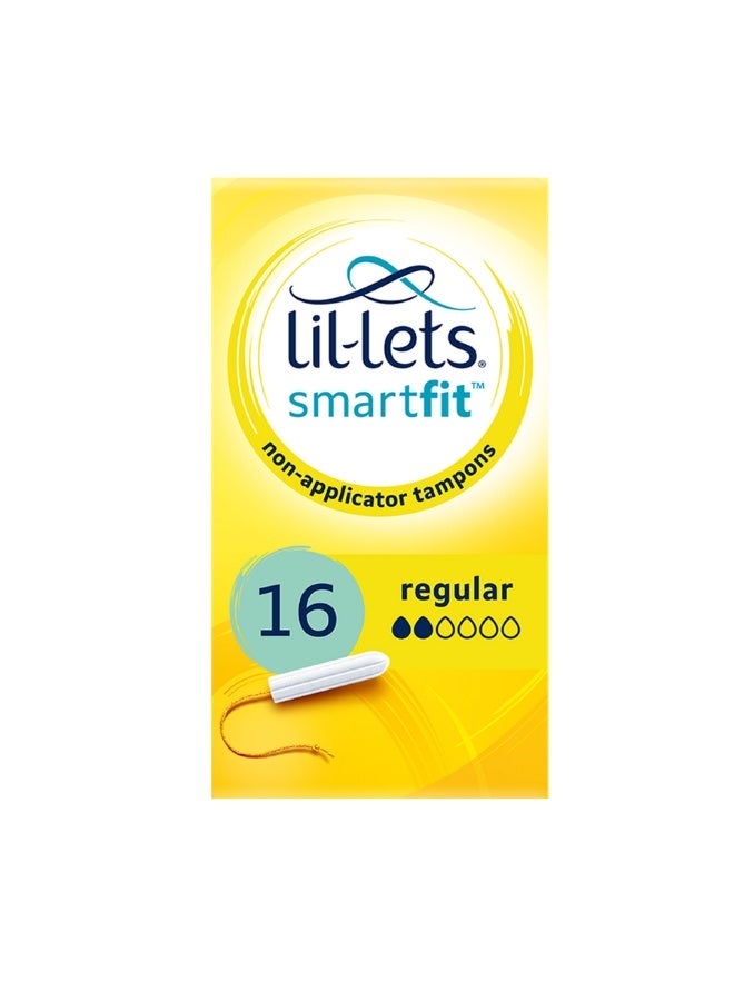 Lil-Lets Smartfit Non-Applicator Regular Tampons 16 - Image 2