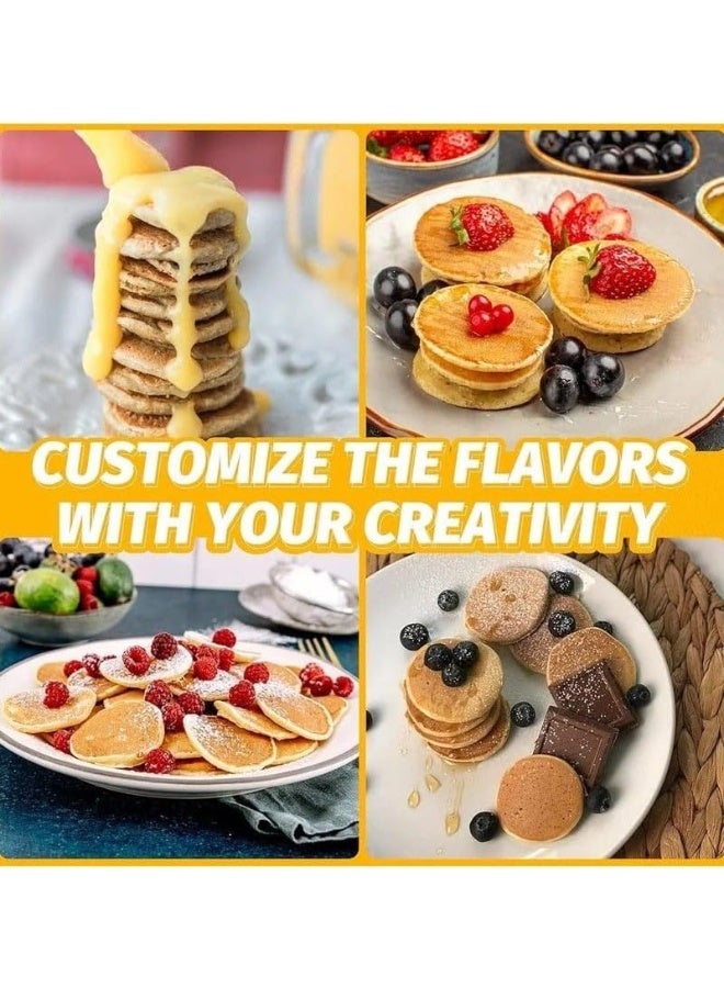 DENX DX3405 Pancake Maker 14 Slot Non-Stick Takoyaki & Mini Cake Cooker (1000W), Automatic Temperature Control, Easy Clean Teflon Plate, Aluminum & Micarta Snack Maker for Healthy Desserts & Appetizers - Image 3