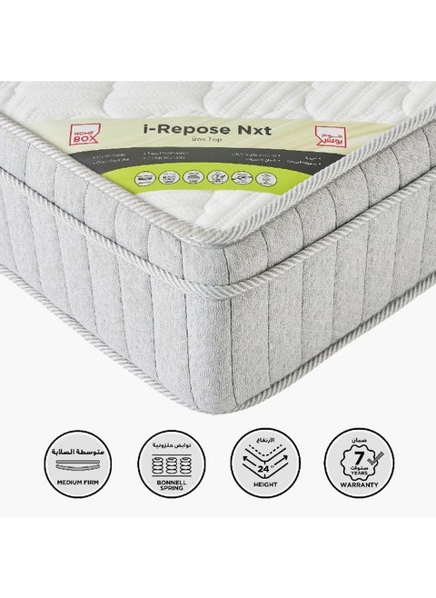i-Repose Nxt Box Top Bonnell Spring Mattress 200 x 24 x 120 cm