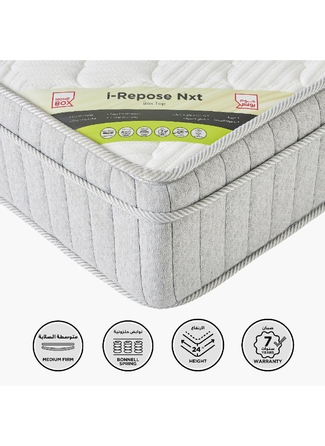 Home Box i-Repose Nxt Box Top Bonnell Spring Mattress 200 x 24 x 120 cm  - Image 1