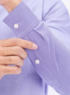 GIORDANO Men's Wrinkle Free Shirt  - Blue  - Image 4