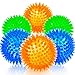 SHARLOVY Squeaky Balls for Pet Small Puppy 6 Pack TPR Fetch Spike Balls for Dogs Rubber 6 Pack Bright Colors Chew Teething Dog Toys for Clean Teeth and Training for Puppy Chew and Teething - Image 3