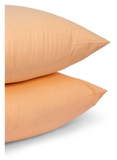 Generic Cotton linen pillowcase set, size 50 * 70 cm, peach  - Image 1