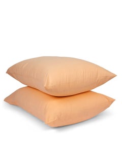 Generic Cotton linen pillowcase set, size 50 * 70 cm, peach  - Image 2
