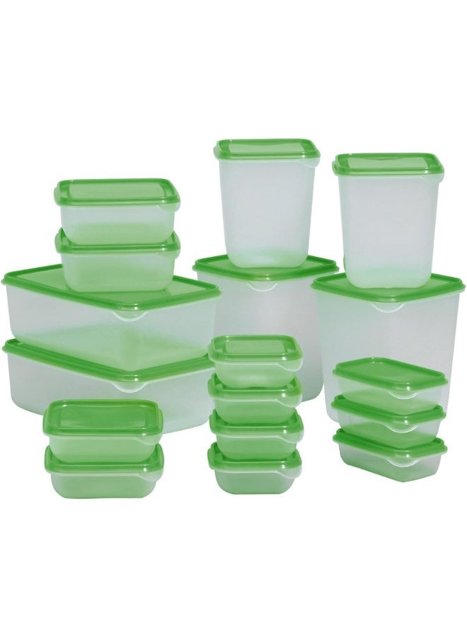Food Container, Microwave Boxes Meal Prep Containers, [17 Pack] Plastic Storage Food Containers with Lids, Disposable Bento Box Reuse, Refrigerator Safe, Microwave, Dishwasher Safe - Image 3