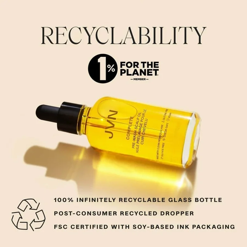 JVN  JVN Complete Pre-Wash Scalp Oil - Nourishing, Hydrating, and Strengthening Treatment for All Hair Types, 5 mL  | Best Price UAE