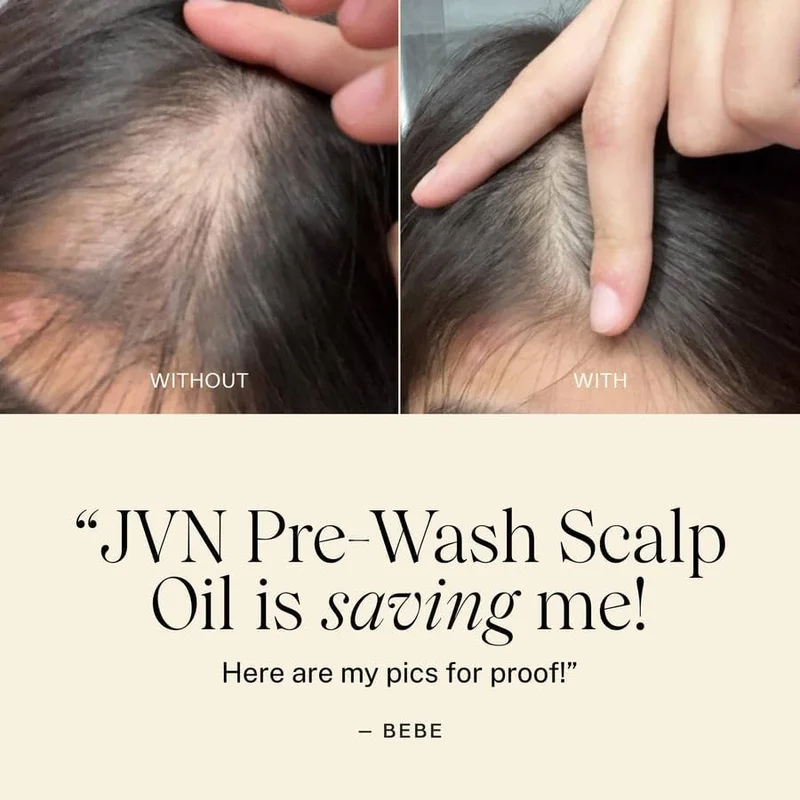 JVN  JVN Complete Pre-Wash Scalp Oil - Nourishing, Hydrating, and Strengthening Treatment for All Hair Types, 5 mL  | Best Price UAE