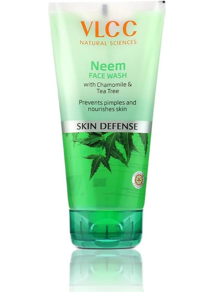 VLCC VL Neem Facewash With Chamomile & Tea tree - Image 2