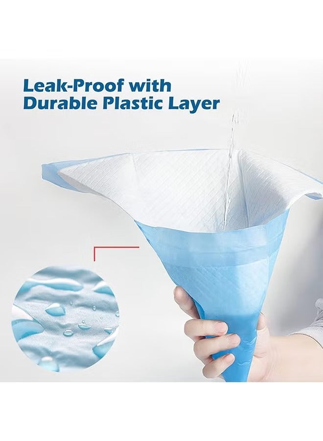 100 PCs Pet Training Pads , Suitable for Puppies, Cats, Rabbits, and Pets.  Highly absorbent, Leak Proof, Quick Drying, Disposable Pet Urine Pads And Dog Urine Isolation Pads,Extra-Thick Leak-Proof Pet Pee Pads - Ultra Absorbent, Easy Clean, Quick Drying, Odor Control, 5-Layer Protection, 33x45cm, 100Count. - Image 4