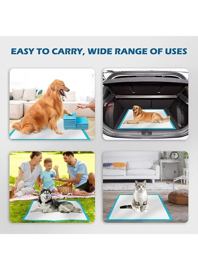 100 PCs Pet Training Pads , Suitable for Puppies, Cats, Rabbits, and Pets.  Highly absorbent, Leak Proof, Quick Drying, Disposable Pet Urine Pads And Dog Urine Isolation Pads,Extra-Thick Leak-Proof Pet Pee Pads - Ultra Absorbent, Easy Clean, Quick Drying, Odor Control, 5-Layer Protection, 33x45cm, 100Count. - Image 5
