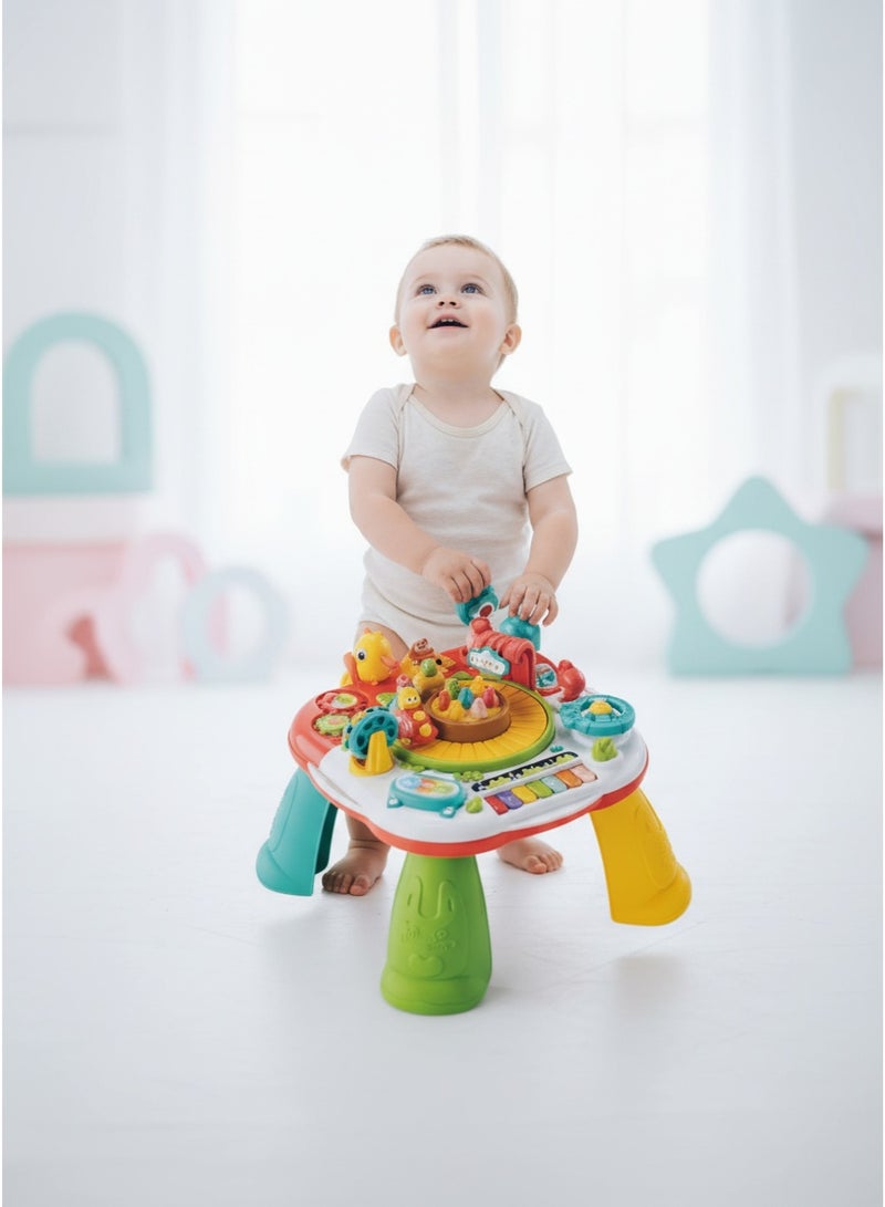 Bingo Baby Activity Learning Table | Musical Educational Play Table with Lights, Sounds & Interactive Toys | Multi-Function Development Center for Infants & Toddlers (Ages 6–36 Months) - Image 3