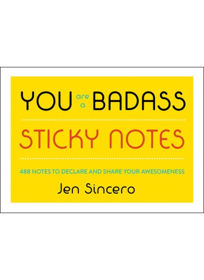 null - You Are a Badass® Sticky Notes: 488 Notes to Declare and Share Your Awesomeness - Image 1