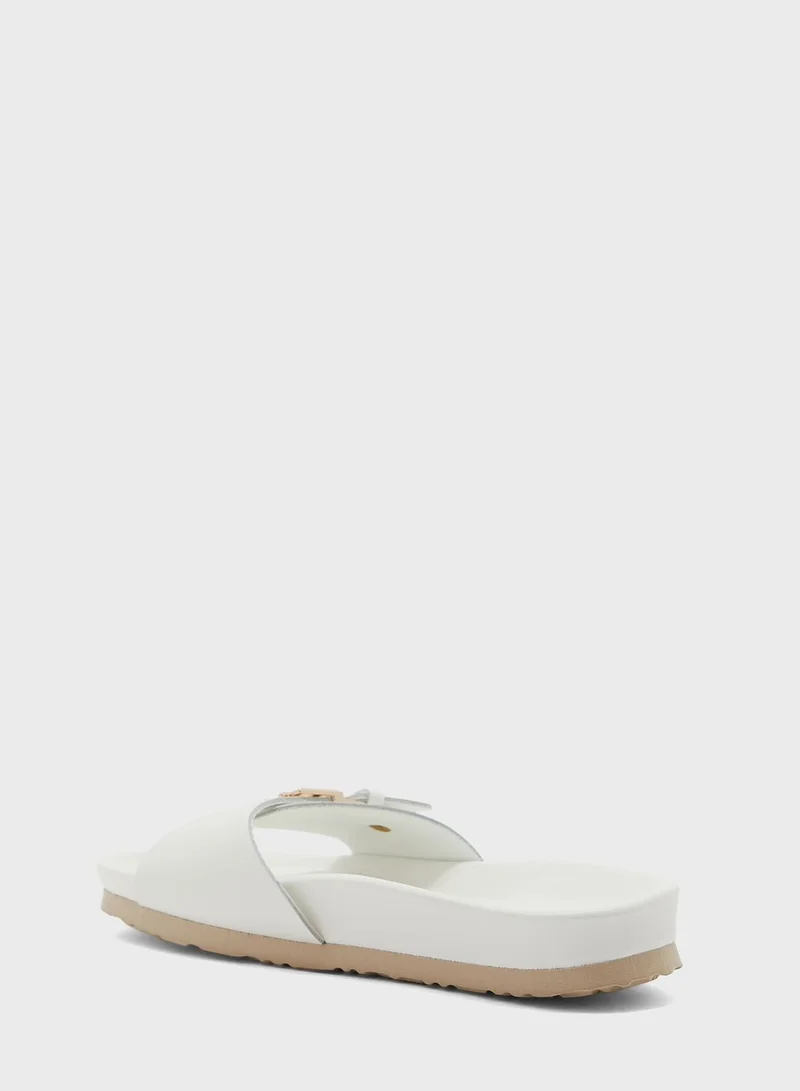 TOMMY HILFIGER Logo Detail Wedge Sandals