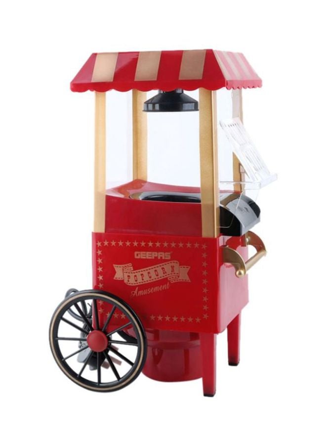 دي إل سي  ماكينة صنع الفشار بقدرة 1200 وات 1200 W BA50057 أحمر/ أصفر/ أبيض - Image 2
