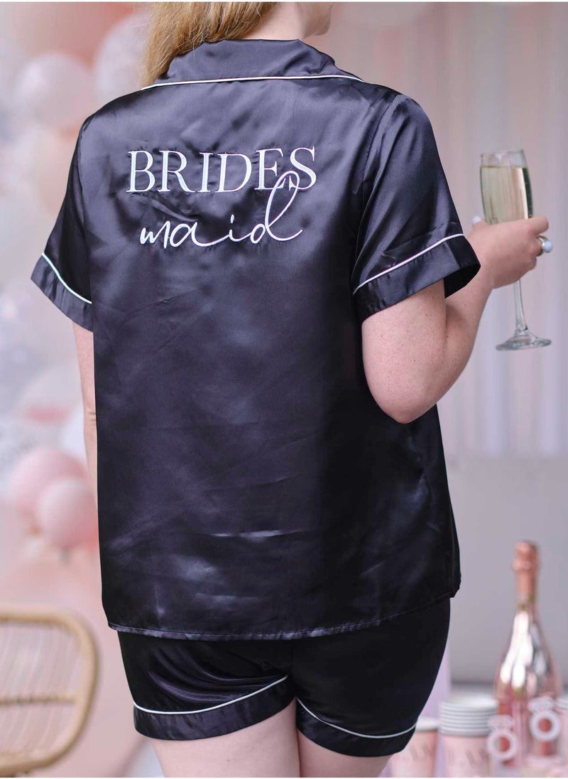 Ginger Ray Bridesmaid Pyjamas - Black - Large - Image 1
