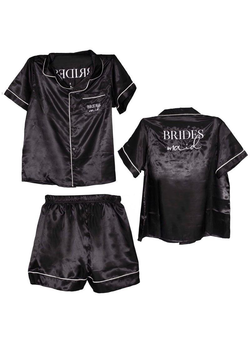 Ginger Ray Bridesmaid Pyjamas - Black - Large - Image 4