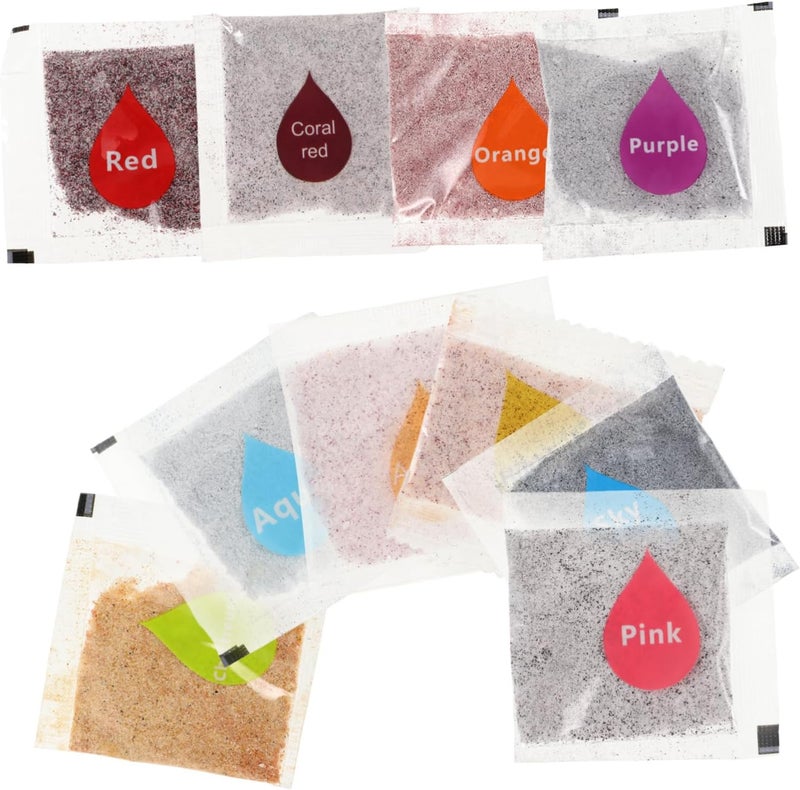 10pcs Fabric Dye Tie Dye Kit for Groups DIY Tie Pigment Shirts Dresses Jeans - Image 1