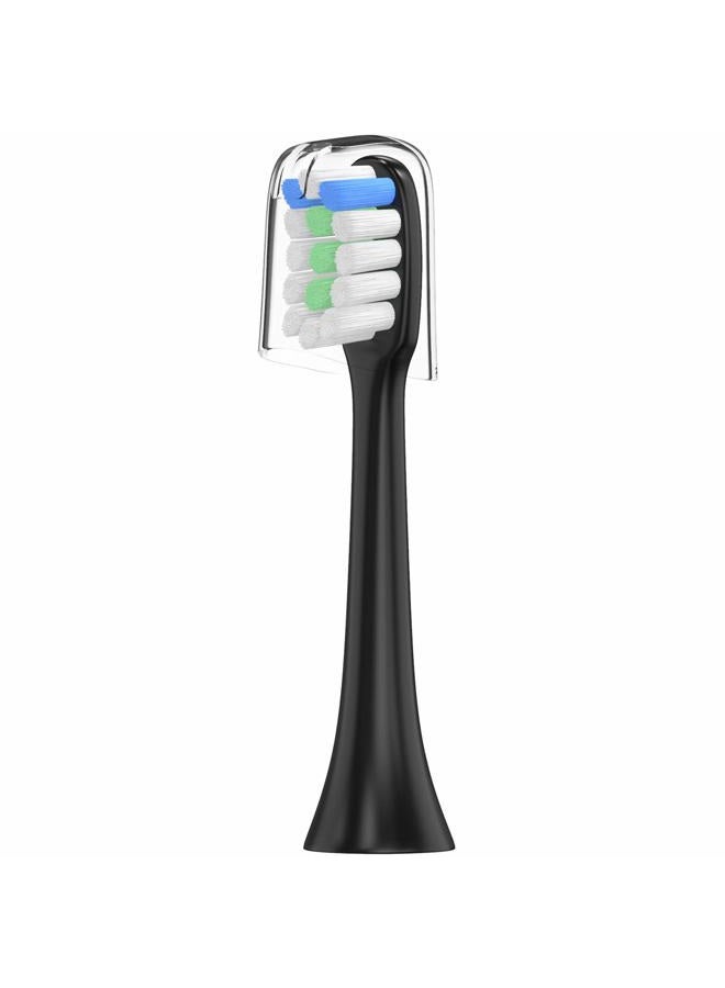 WuYan 4 Pack Toothbrush Heads for Xiaomi Deep Cleaning, Automatic Electric Sonic Replacement Tooth Brush for Soocare X3, Soocas X3 Electric toothbrushes, with Travel Caps - Image 2