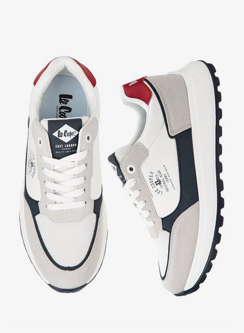 Lee Cooper Men's Panelled Lace-Up Sneakers - Image 2