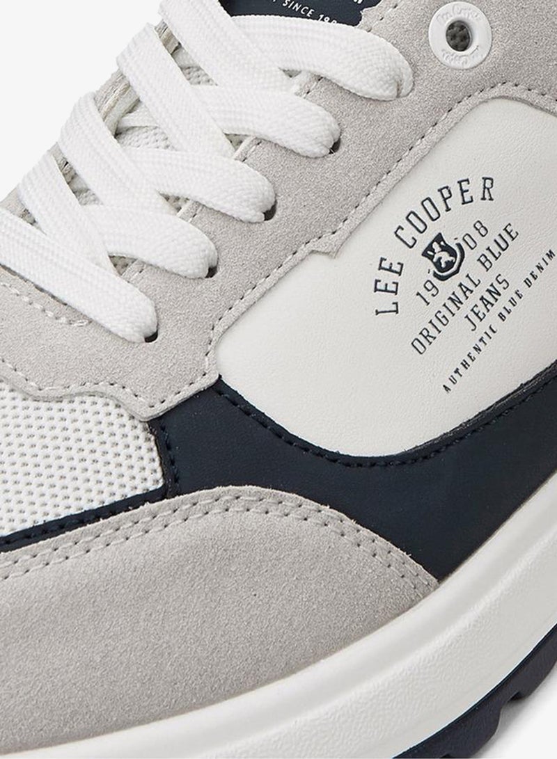 Lee Cooper Men's Panelled Lace-Up Sneakers - Image 5