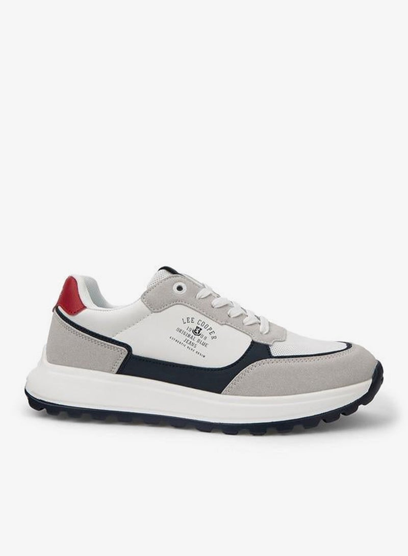 Lee Cooper Men's Panelled Lace-Up Sneakers - Image 1